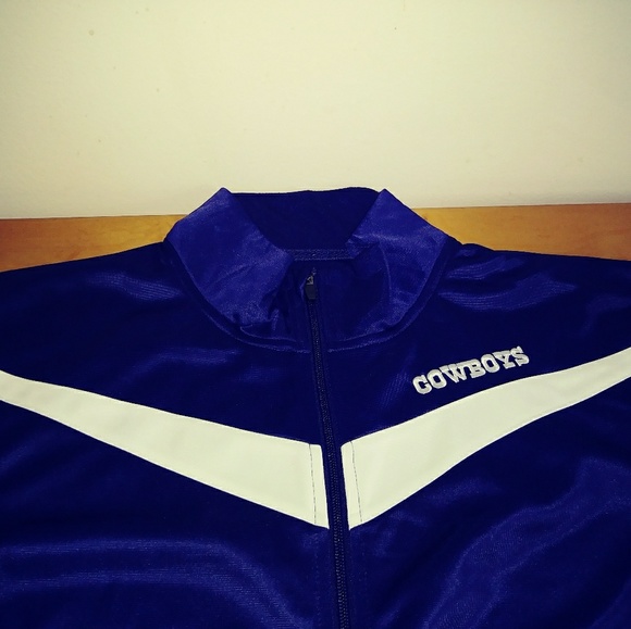 NFL Texas Cowboys Authentic Ft. Zipper NWT'S Jacke - Picture 3 of 5